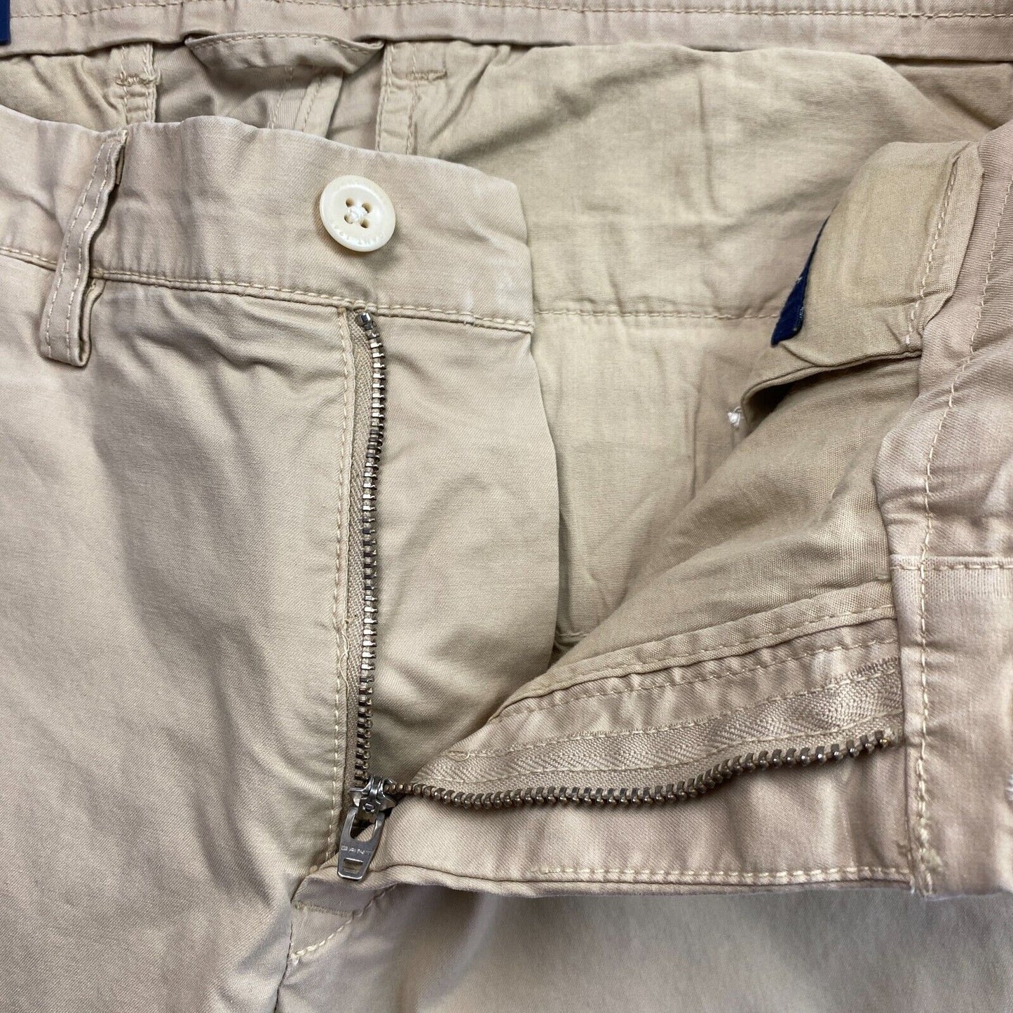 GANT Brown Slim Fit Sun Faded Chino Pants Trousers Size W30 L34