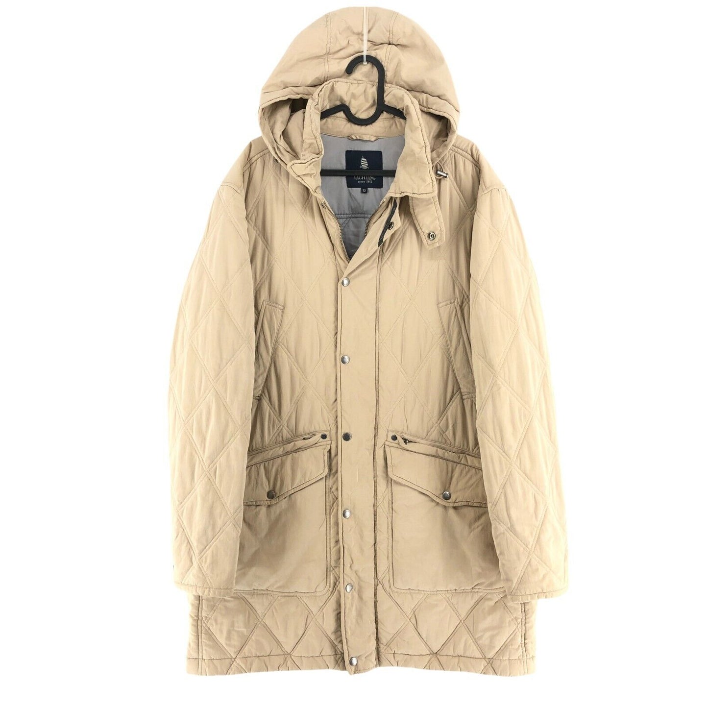 MARINA YACHTING Manteau Parka matelassé à capuche marron Taille EU 52 UK/US 42