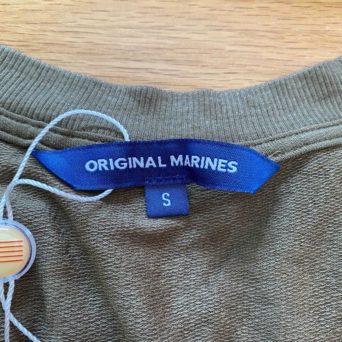 Original Marines Vert Col V Pull Pull Taille S