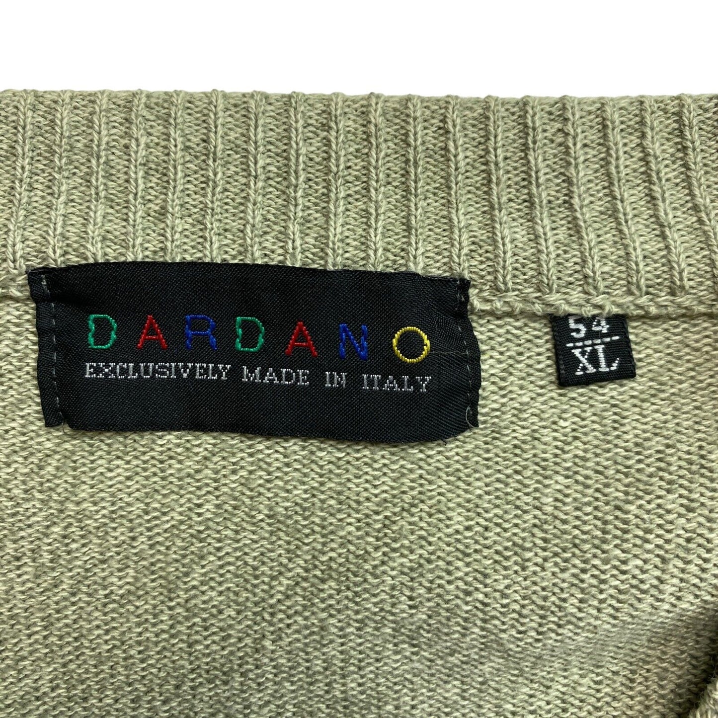 Cosby Vintage Retro 90s DARDANO Green Sweater Pullover Size EU 54 UK/US 44