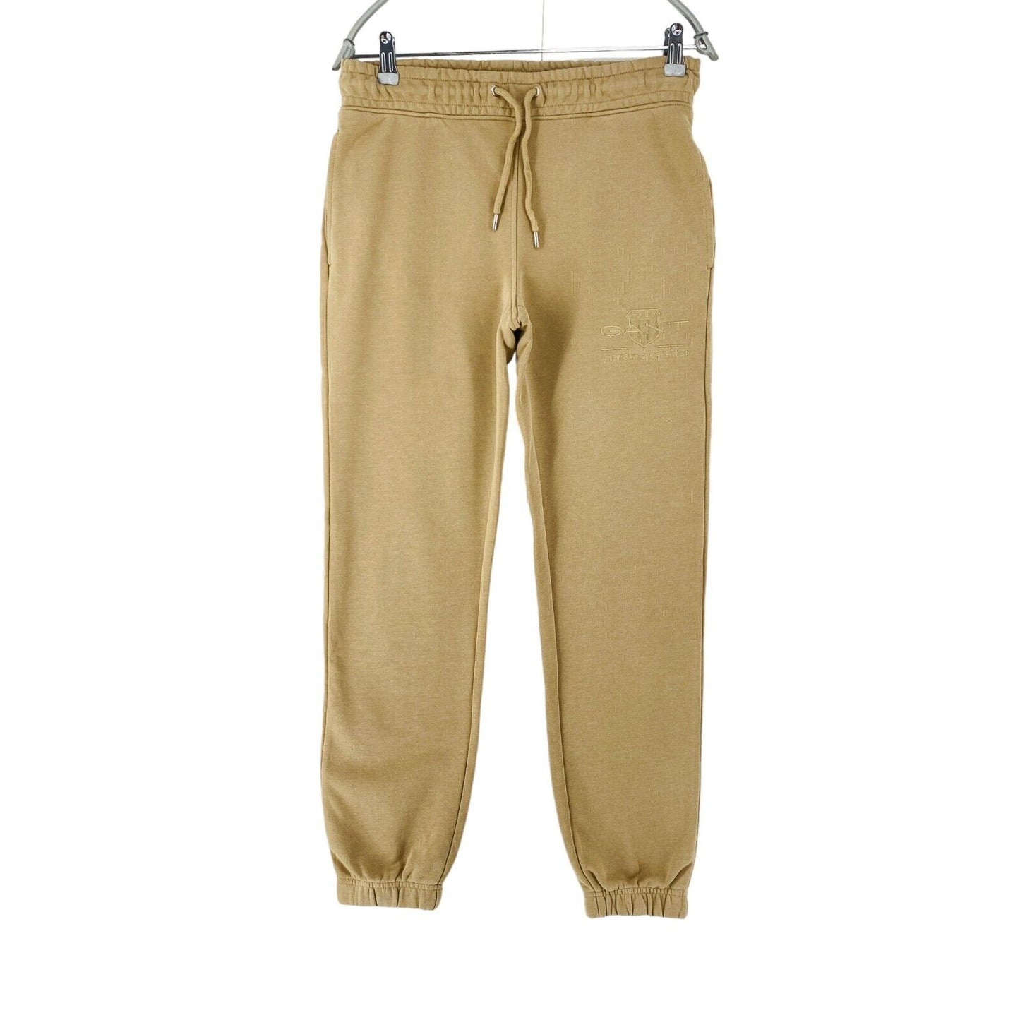 GANT Women Beige Regular Fit Sweatpants Trousers Size S