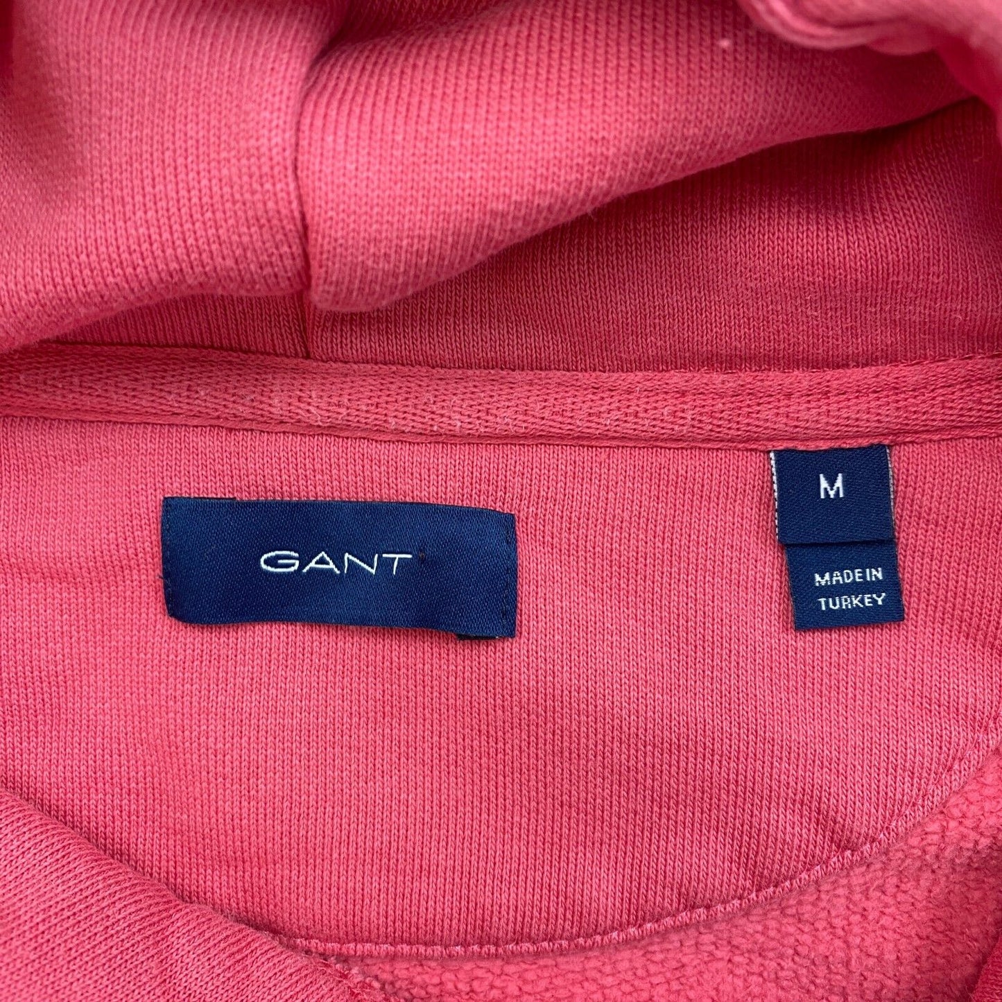 GANT Pink Icon G Essential Hoodie Sweater Jumper Size M