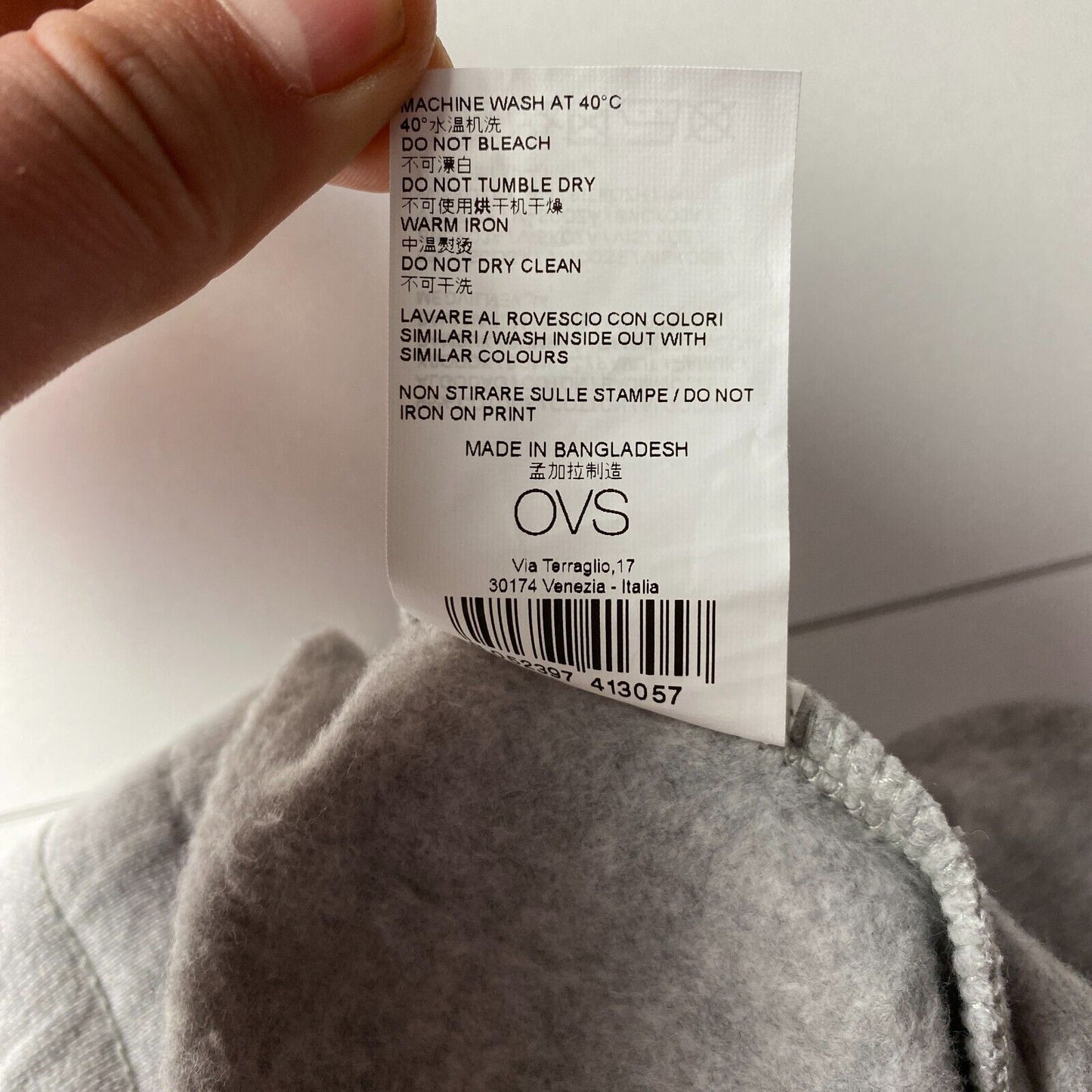 OVS Damen Jogginghose, grau, Regular Fit, mit Bündchen, Größe XL