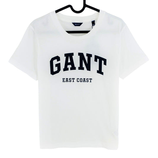 GANT Weißes MD. Logo T-Shirt Größe M