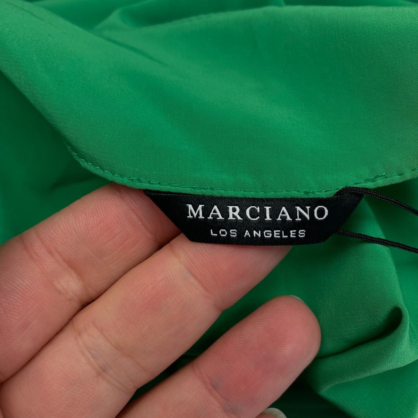 MARCIANO Women Green V Neck Blouse Body Size EU 40 UK 12 US 10