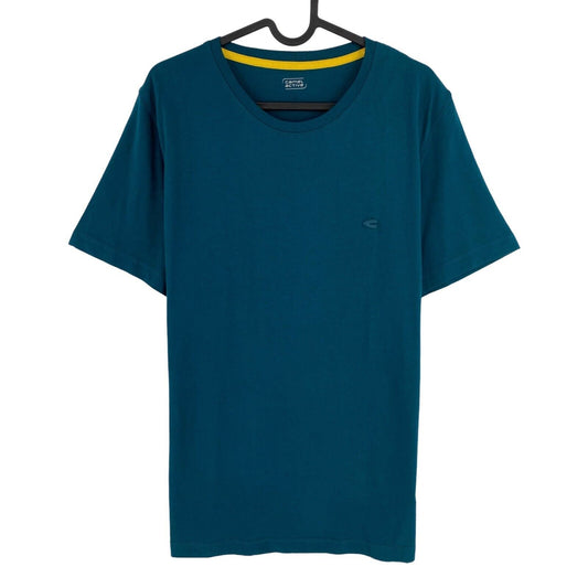 CAMEL ACTIVE T-shirt bleu à col rond Taille M