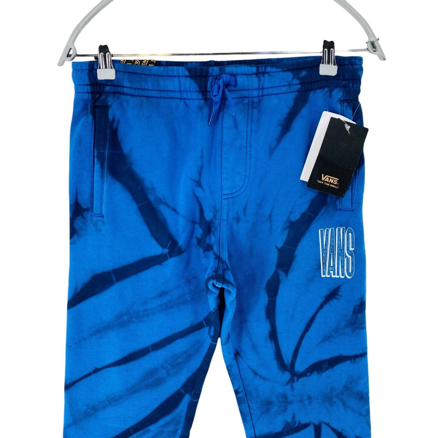 VANS Teen Boys Blue Regular Fit Sweatpants Trousers Size M