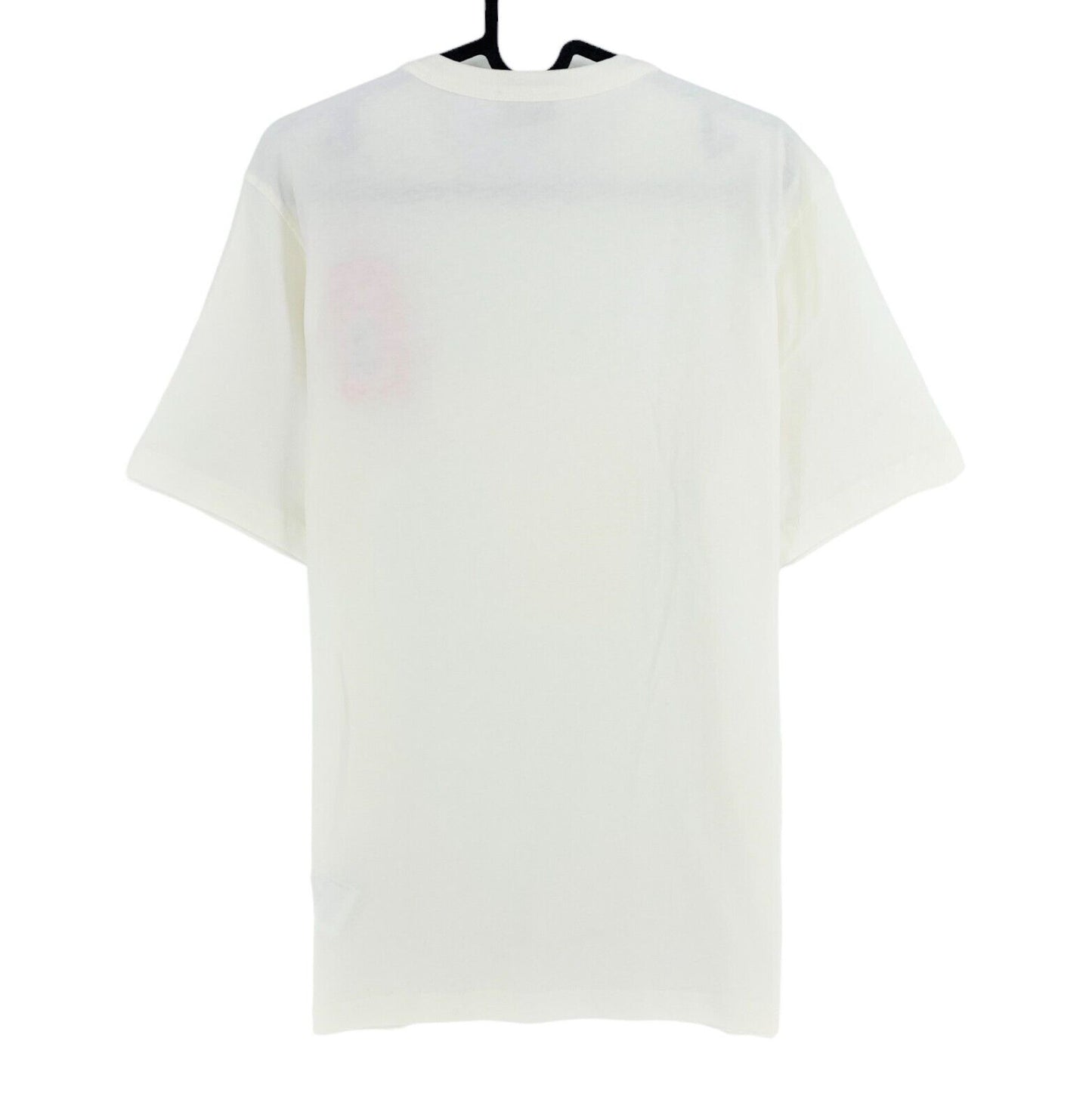 DIESEL White With Spray Can Print Crew Neck T Shirt Size S