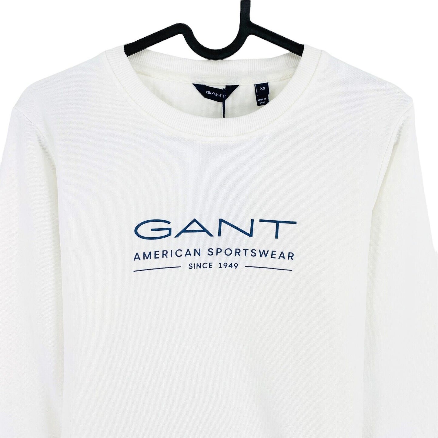 GANT White MD Summer Crew Neck Sweater Taille XS