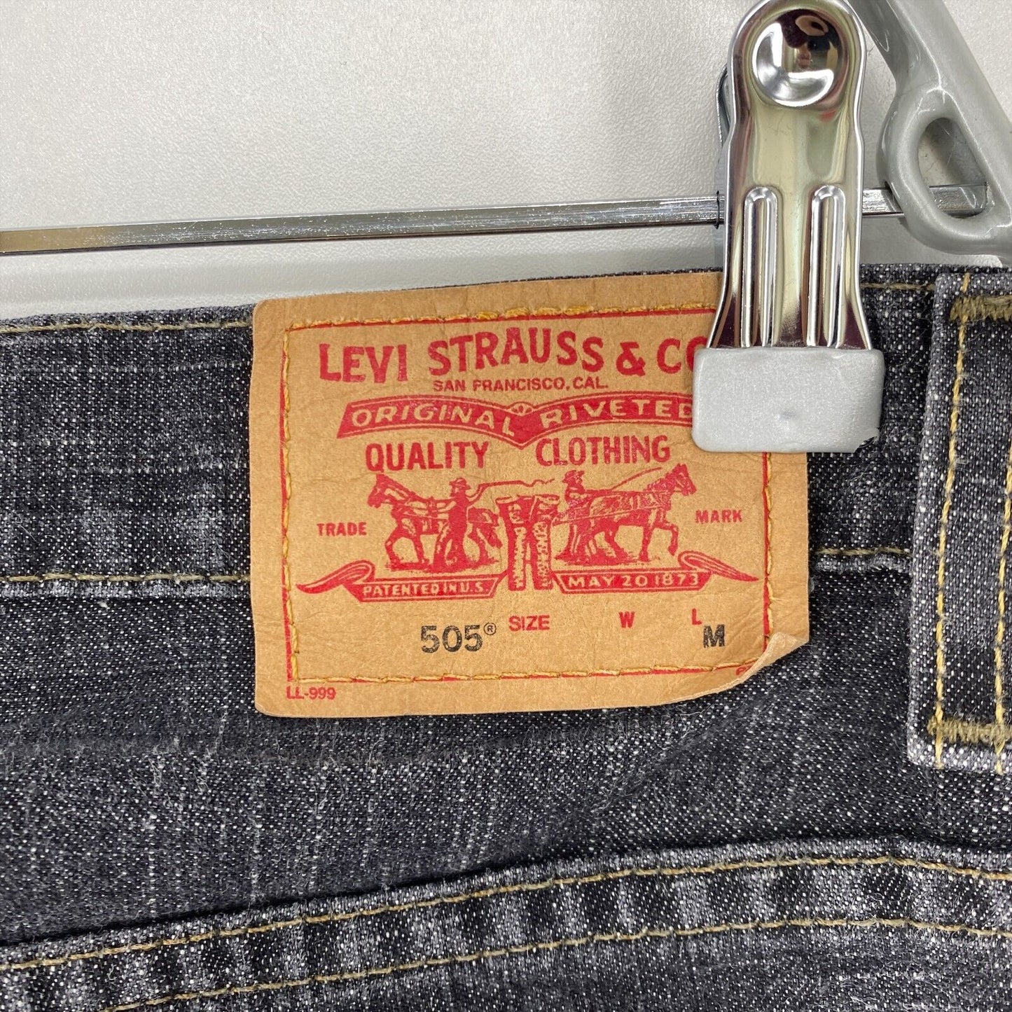 Vintage Levi's 505 Women Grey Regular Straight Fit Jeans 10 MIS M / W30 L32