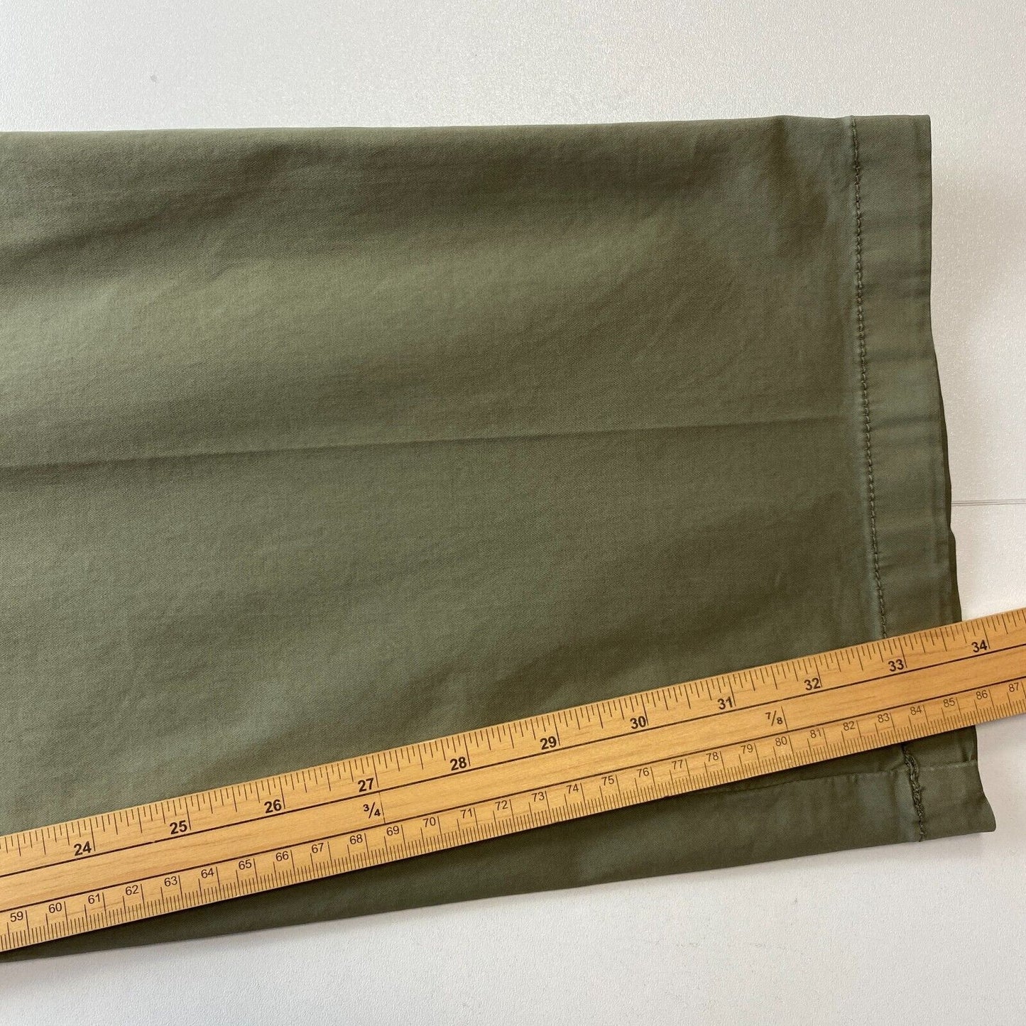 MANUEL RITZ Khaki Dark Green Slim Fit Chino Trousers Size EUR 60 W42