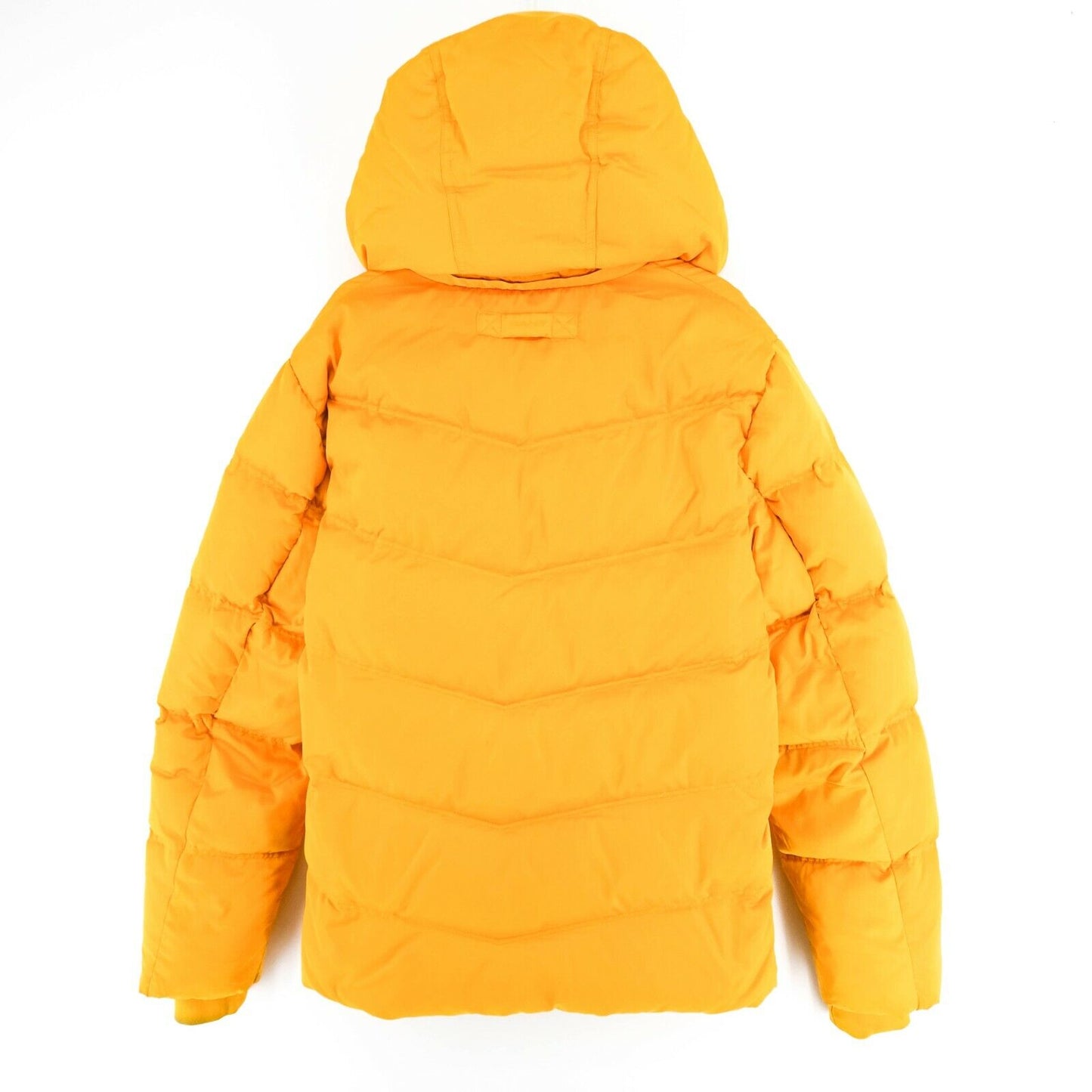 GANT Yellow The Alta Hooded Down Jacket Coat Parka Size S