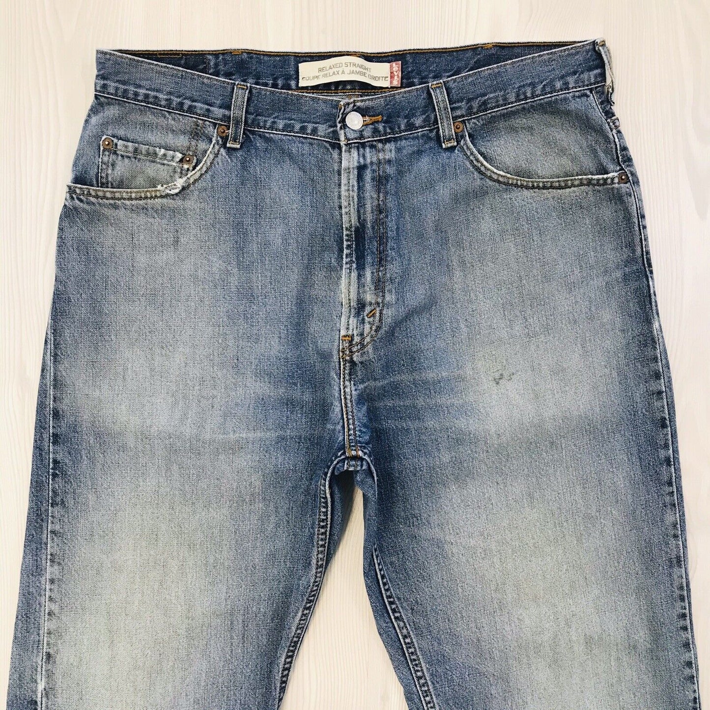 Vintage Levi's Blue Relaxed Straight Fit Jeans Size W36 L32