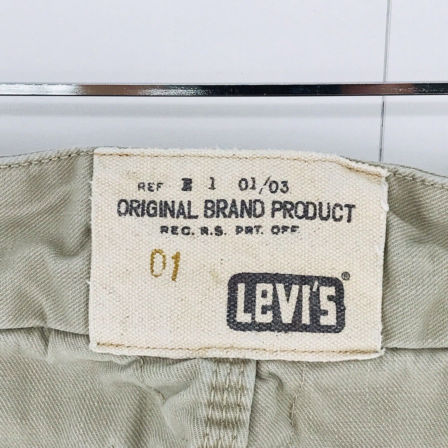 Vintage Levi's LOT 331 - 1155 Beige Regular Straight Jeans Size W34 L32