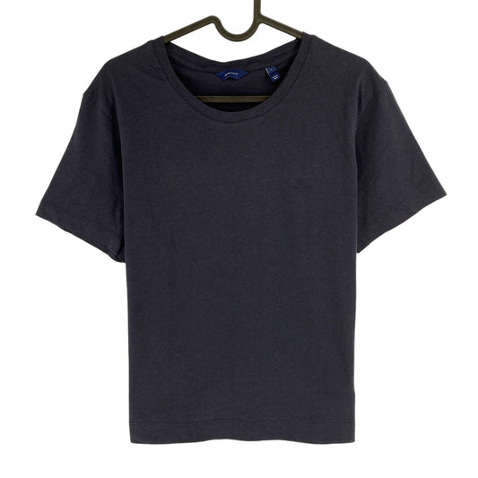 GANT Women Navy Blue Original Crew Neck Short Sleeves T Shirt Size L