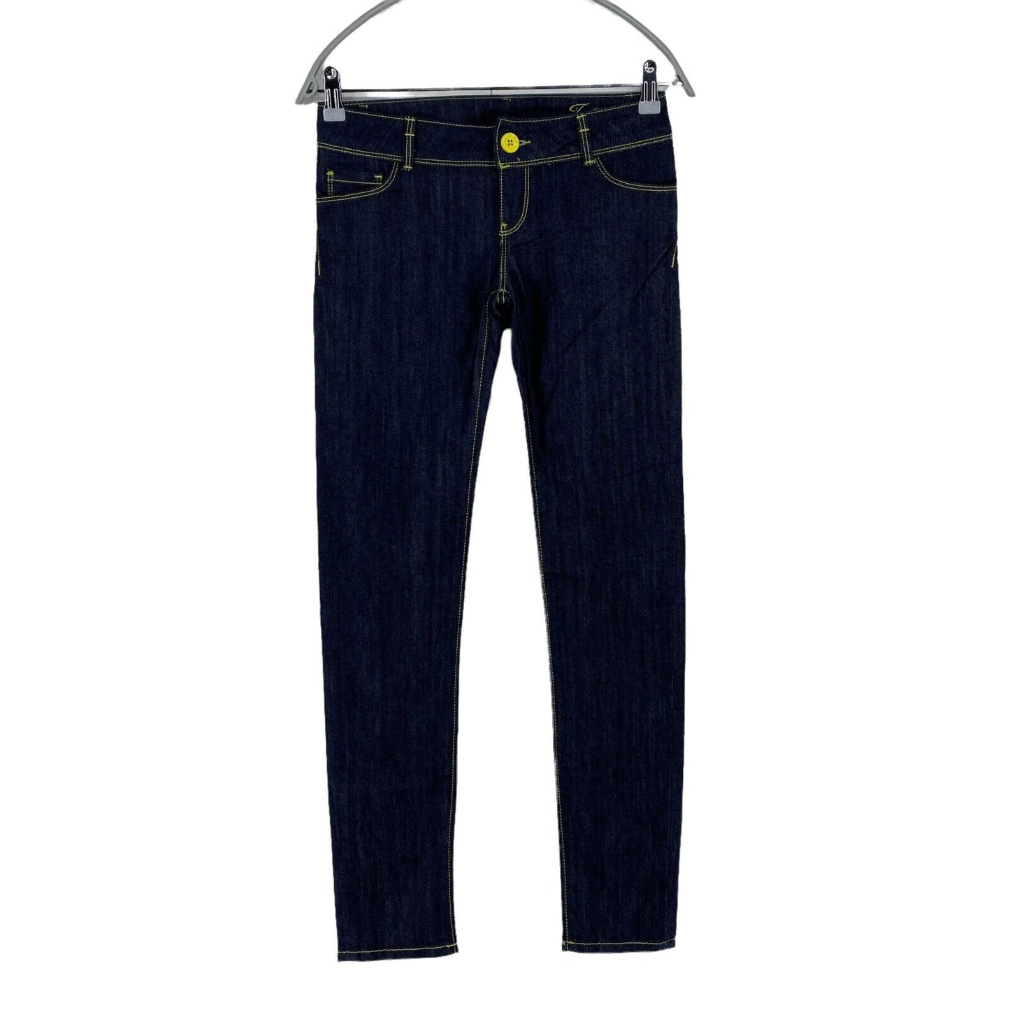 J4 BEATRICE Gerade Jeans aus Baumwollmischung, Marineblau, Größe 25 W28 L32