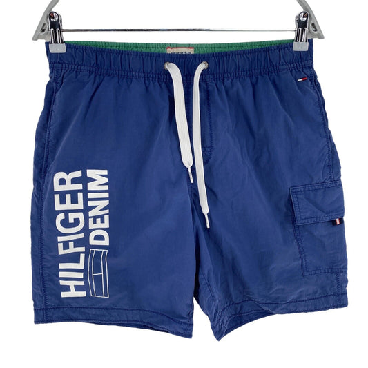 TOMMY HILFIGER DENIM Blaue Bademode Badehose Shorts Größe S