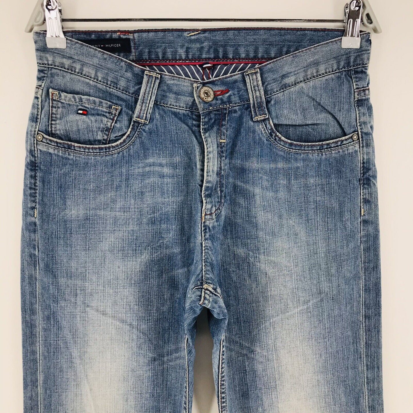 Tommy Hilfiger Blue Regular Straight Fit Jeans Size W31 L31