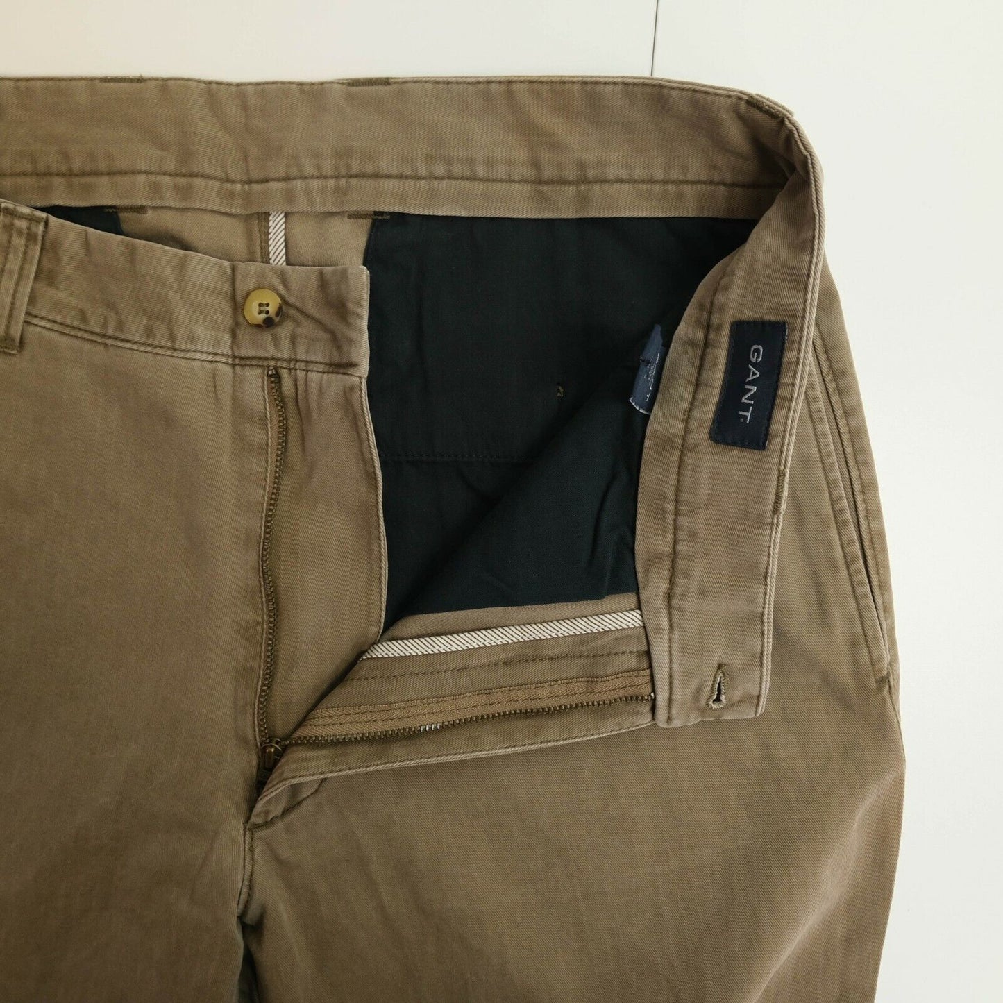 GANT Light Brown Pa Pin Stripe Chino Pants Trousers W34 W35 W38 L36