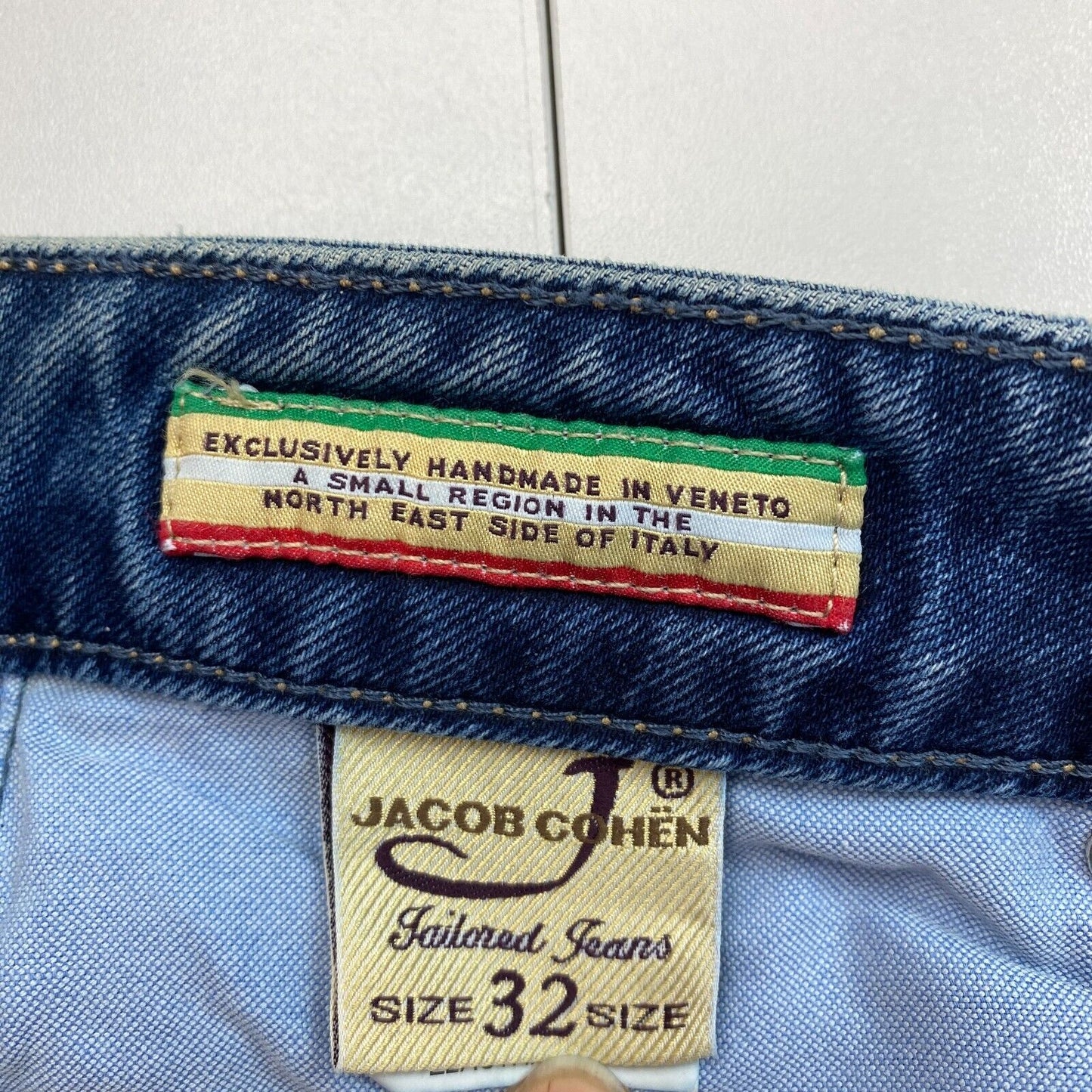 JACOB COHEN Femme PW711 Jean évasé bleu foncé Taille W32 L36