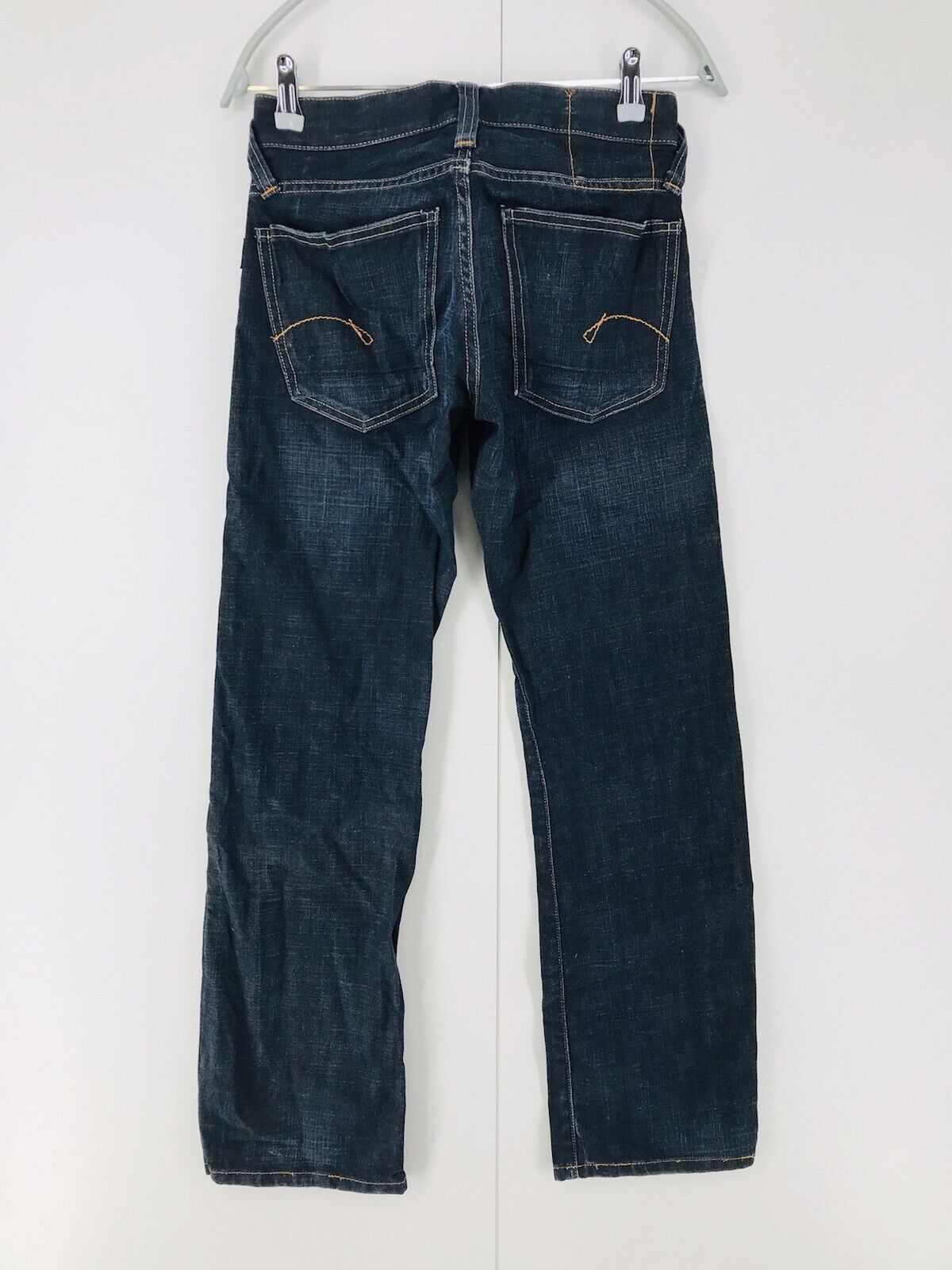 G-STAR RAW CORE CUSTOM Dark Blue Regular Straight Fit Jeans Size W28 L32