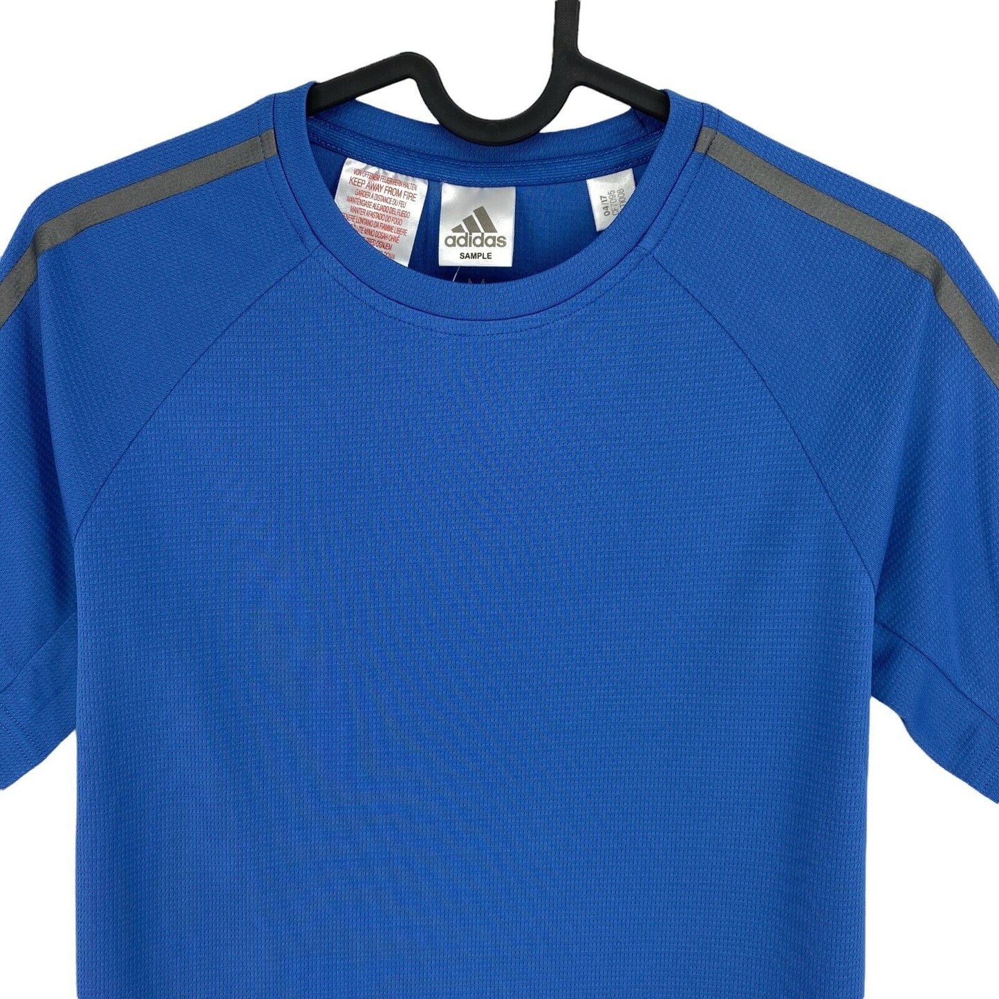 Adidas Climacool Youth Boys Blue Crew Neck T Shirt Size 11 - 12 Years