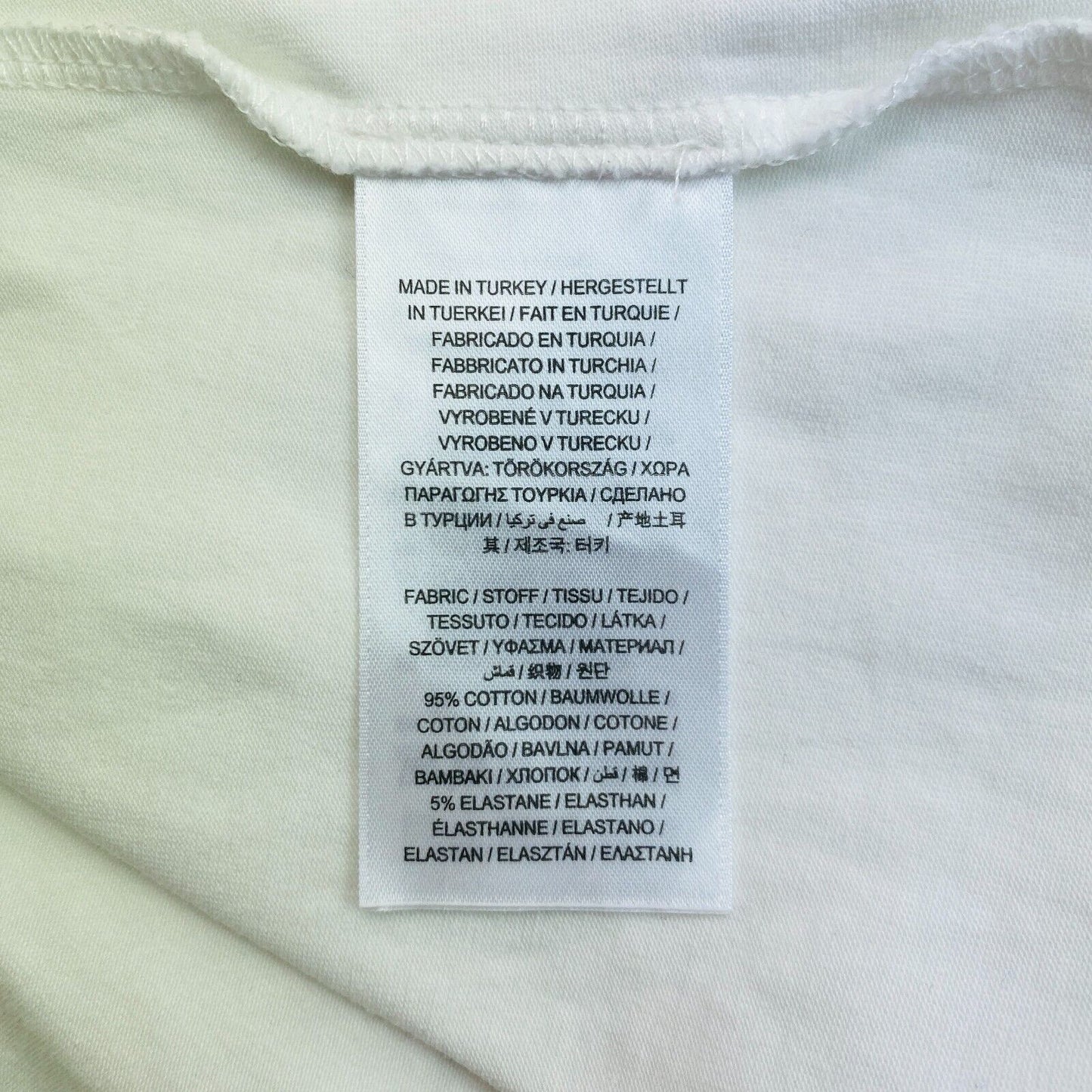 GANT White Crew Neck T Shirt Size L