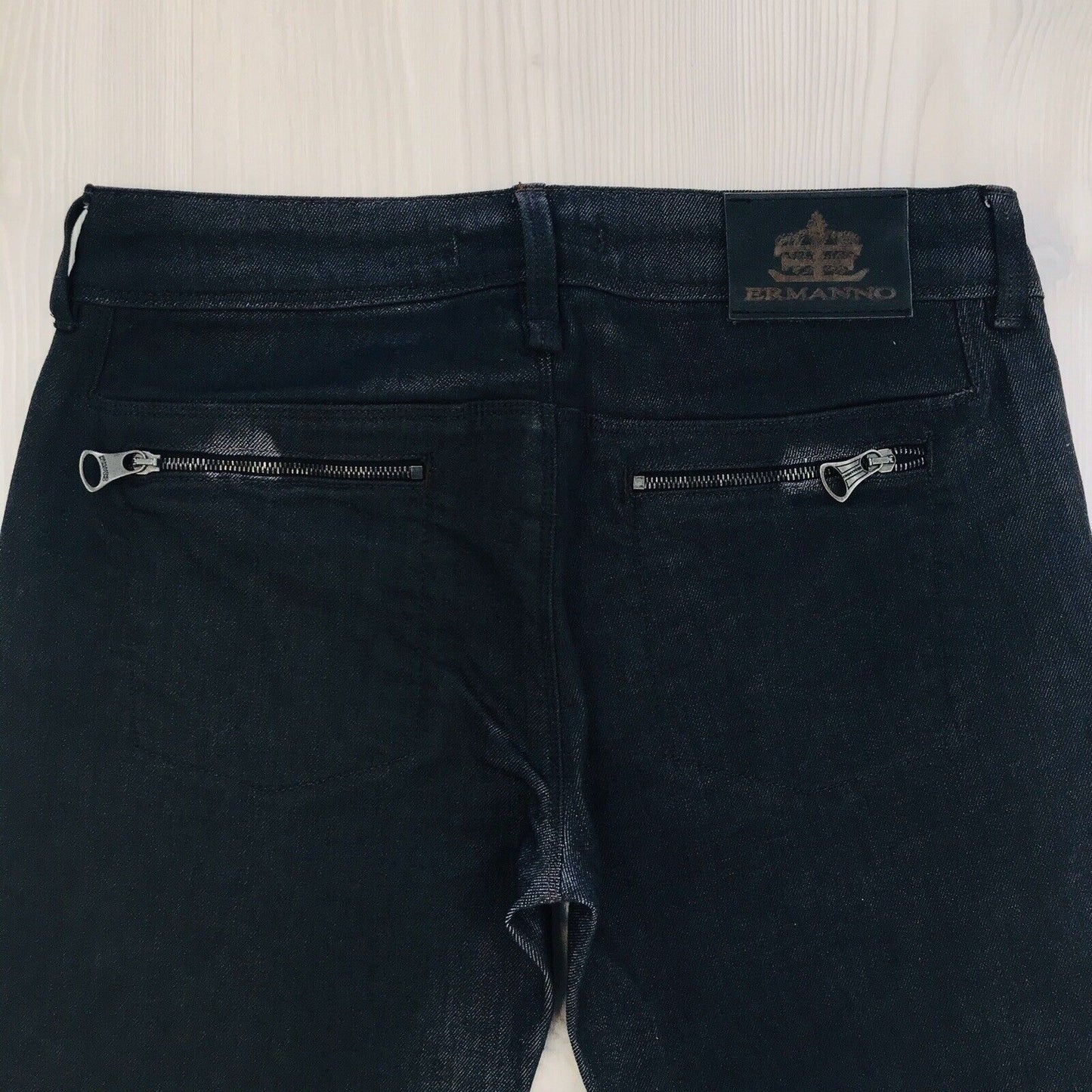 Ermanno Scervino, Damen Skinny Slim Fit Jeans, Dunkelgrau, W26 IT 40 UK 8, UVP 520 $