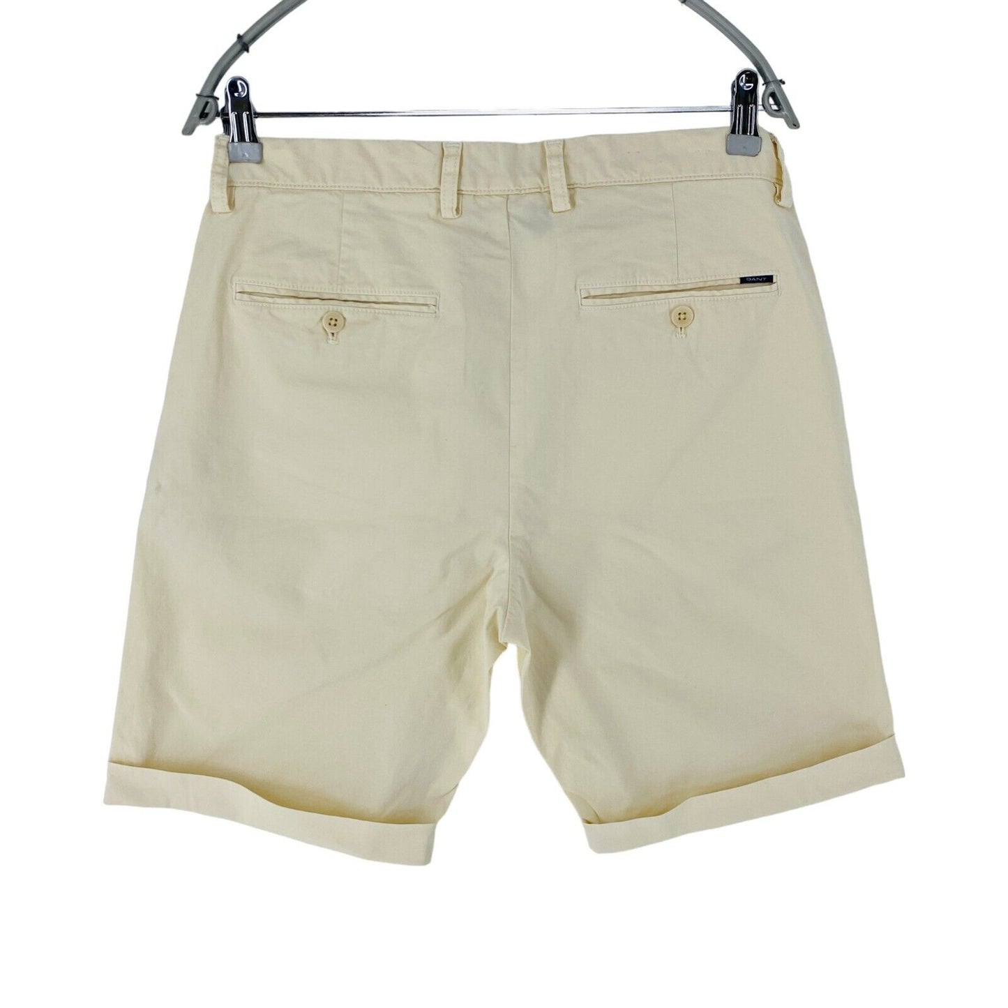 GANT ALLISTER Light Beige Stretch Regular Fit Chino Shorts W32