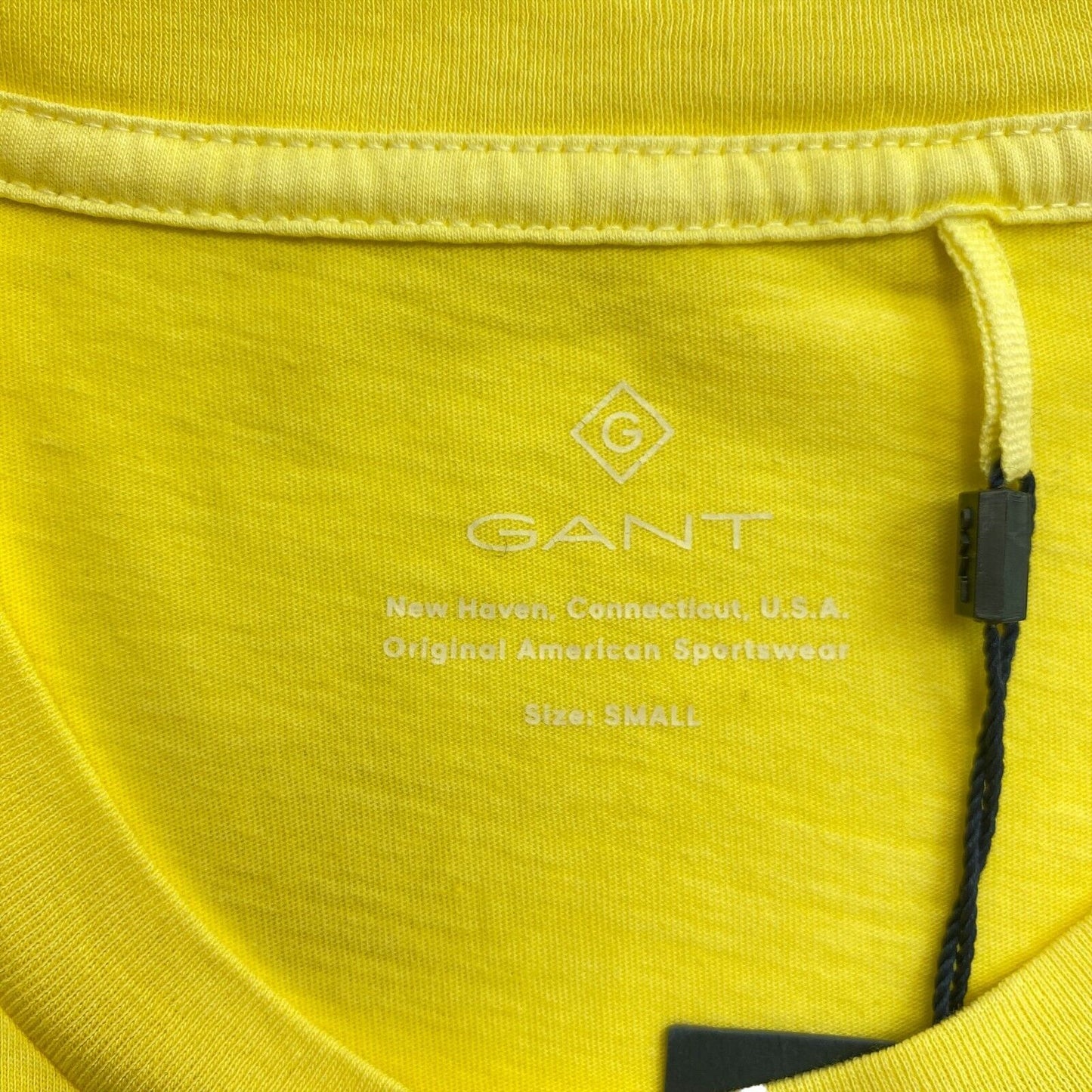 GANT Yellow Sun Faded Crew Neck T-Shirt Size S