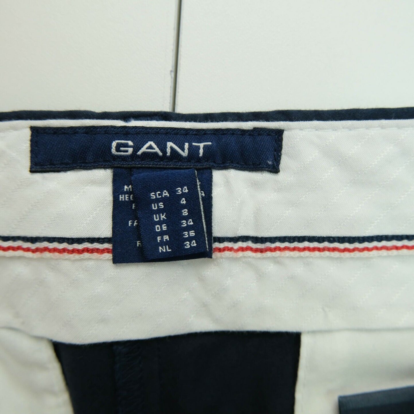 GANT Blue Satin Bermuda Shorts Size EU 34 UK 8 US 4