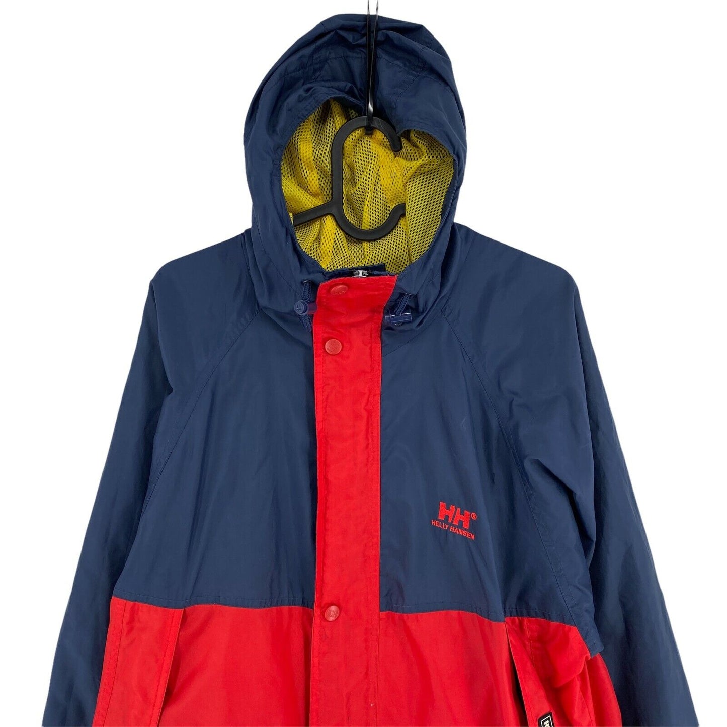 HELLY HANSEN Vintage Navy Blue Red Hooded Jacket Size XS