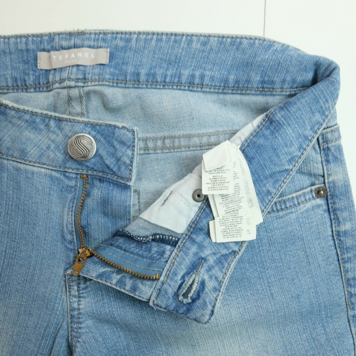 UVP €93 STEFANEL Blue Denim Jeans Größe EU 32 40 UK 4 12 US 2 10