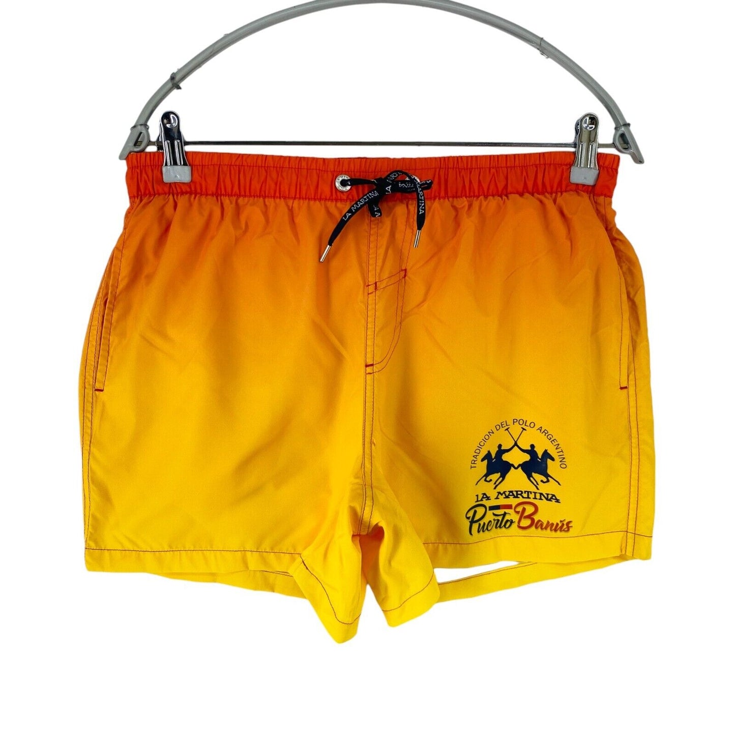 LA MARTINA Beachwear Yellow Orange Ombre Short Swimming Trunks Shorts Size M