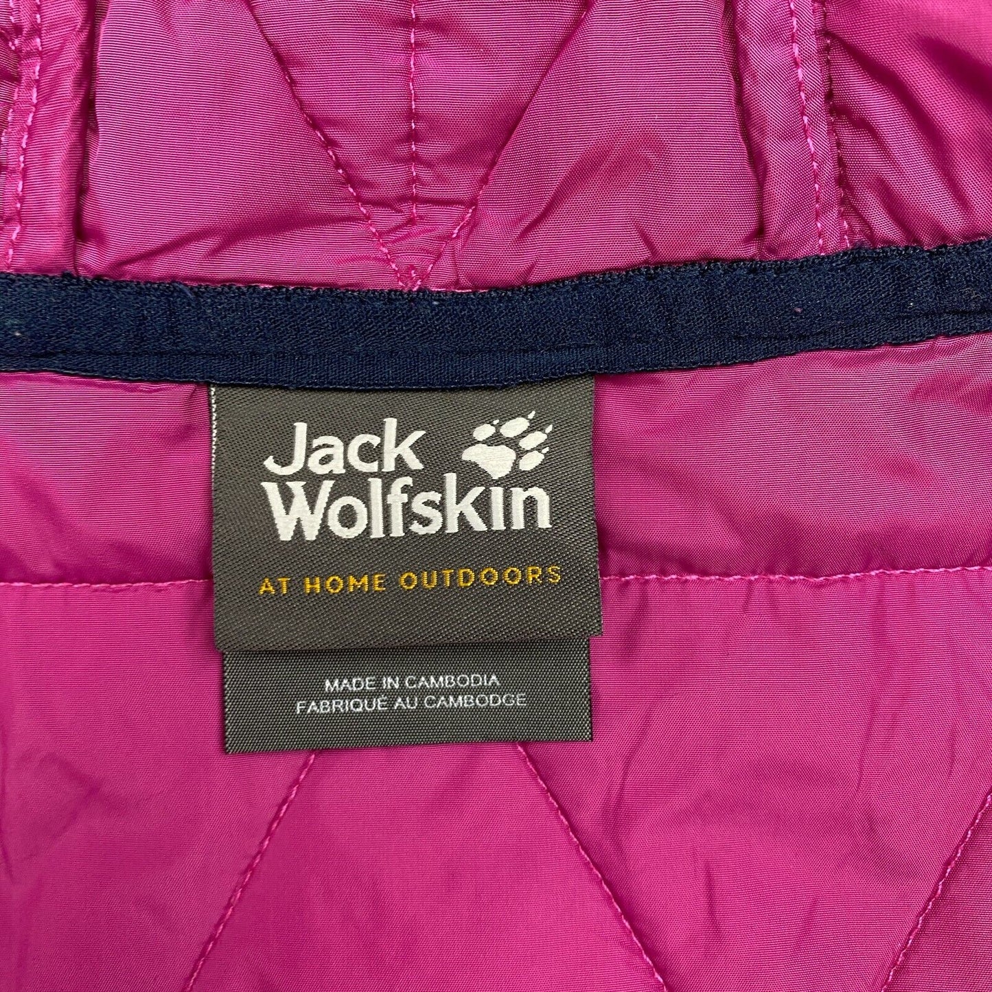 Jack Wolfskin Purple Hooded Jacket Size 152 cm