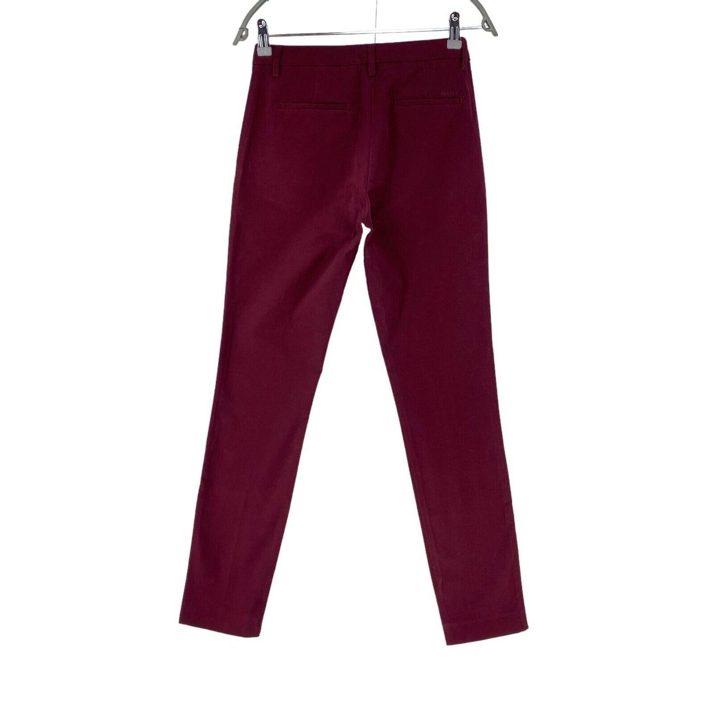 GANT Femmes Pantalon habillé coupe droite slim violet foncé EUR 34 UK 8 US 4 W27