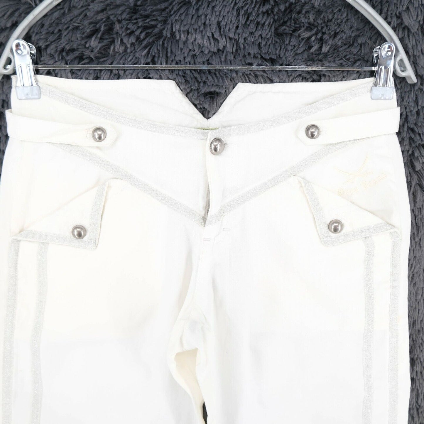 PEPE JEANS London White Capri Pants Trousers Size W27