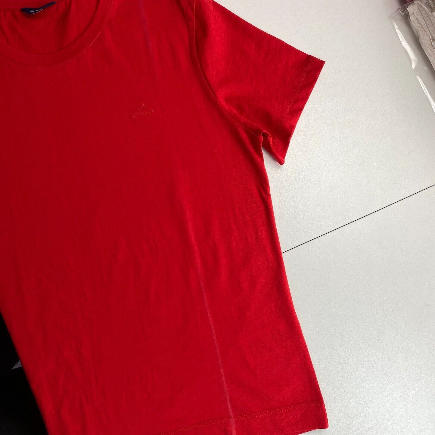 GANT Red Original Crew Neck T Shirt Size XS