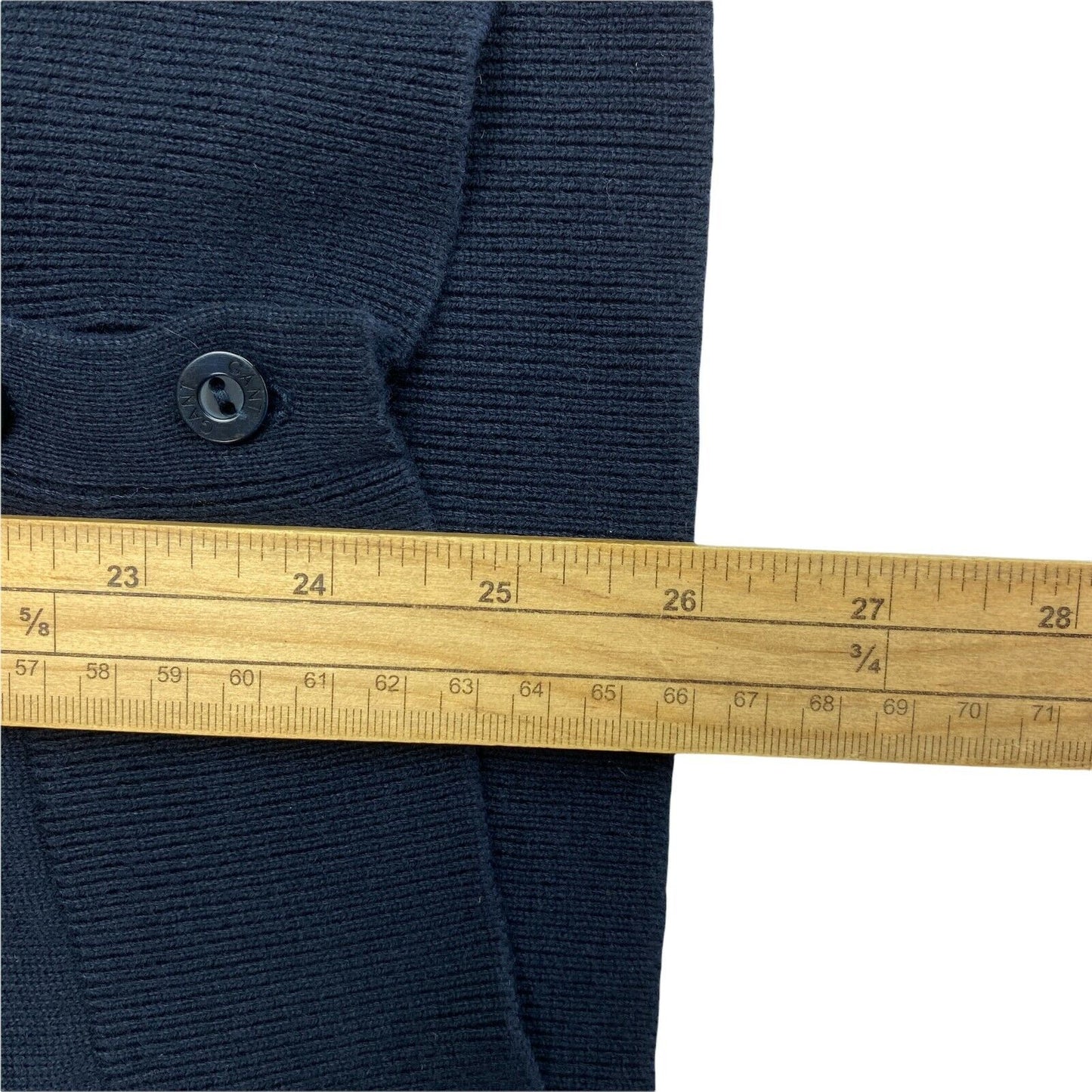 GANT Bleu Marine Premium Coton Col V Cardigan Pull Pull Taille XS