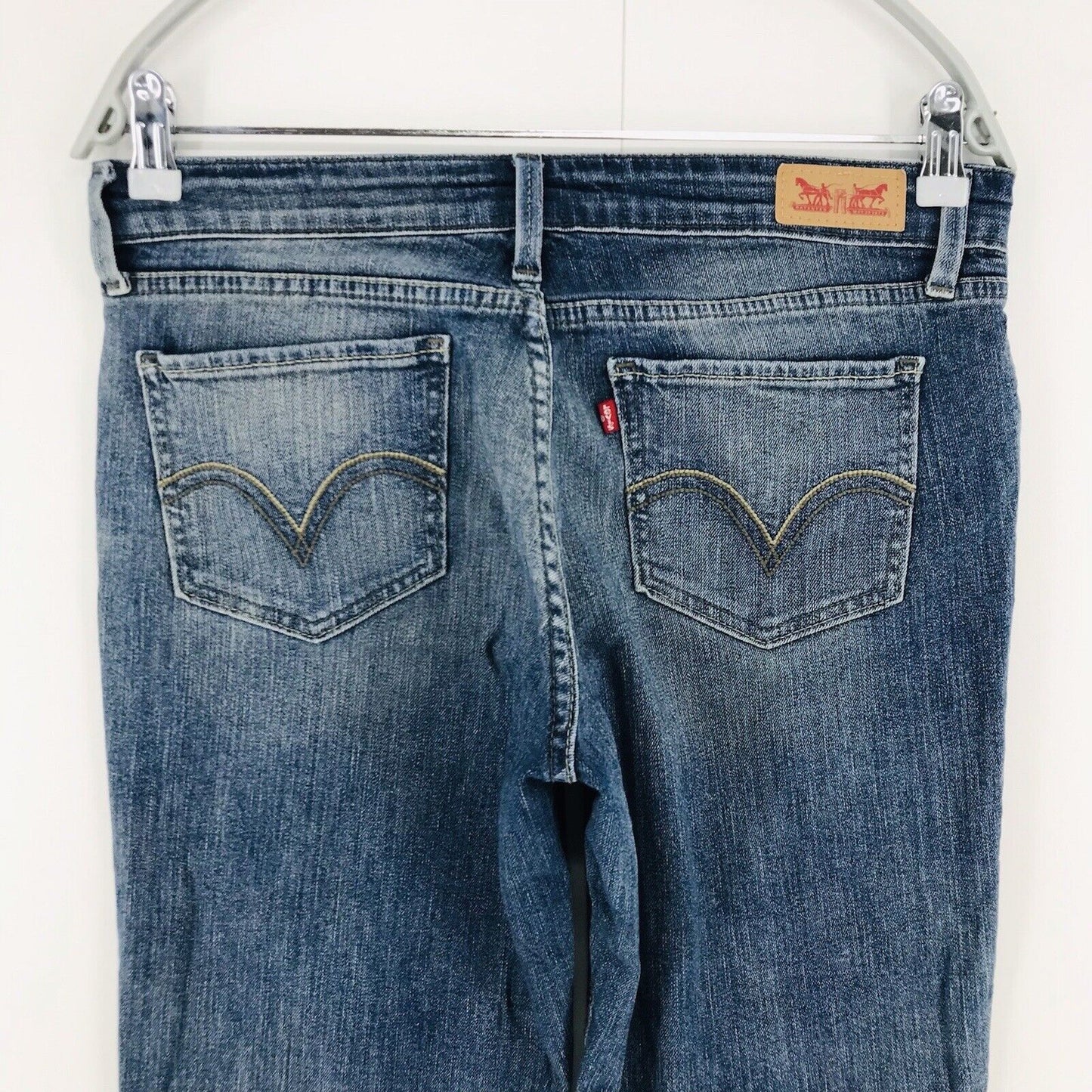 Levi's Femme 518 Bleu Coupe Bootcut Regular Jean W29 L32