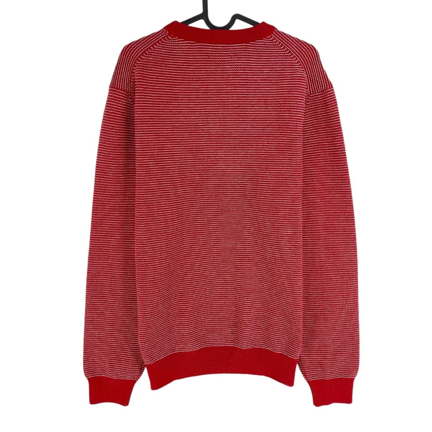 GANT Red Light Texture Crew Neck Sweater Pullover Size S