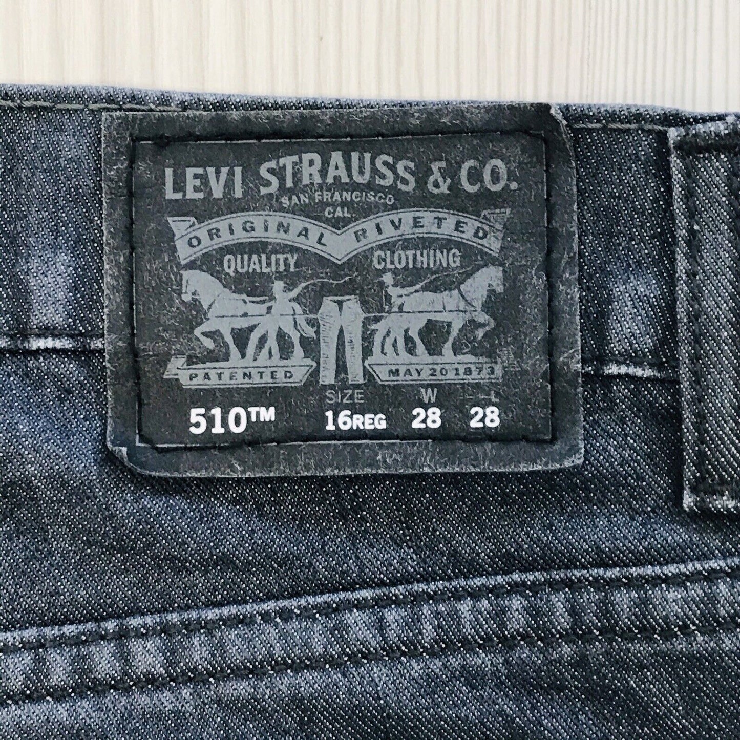 Levi's Commuter 510 Women's Grey Skinny Fit Jeans W28 L28 / 16 Reg