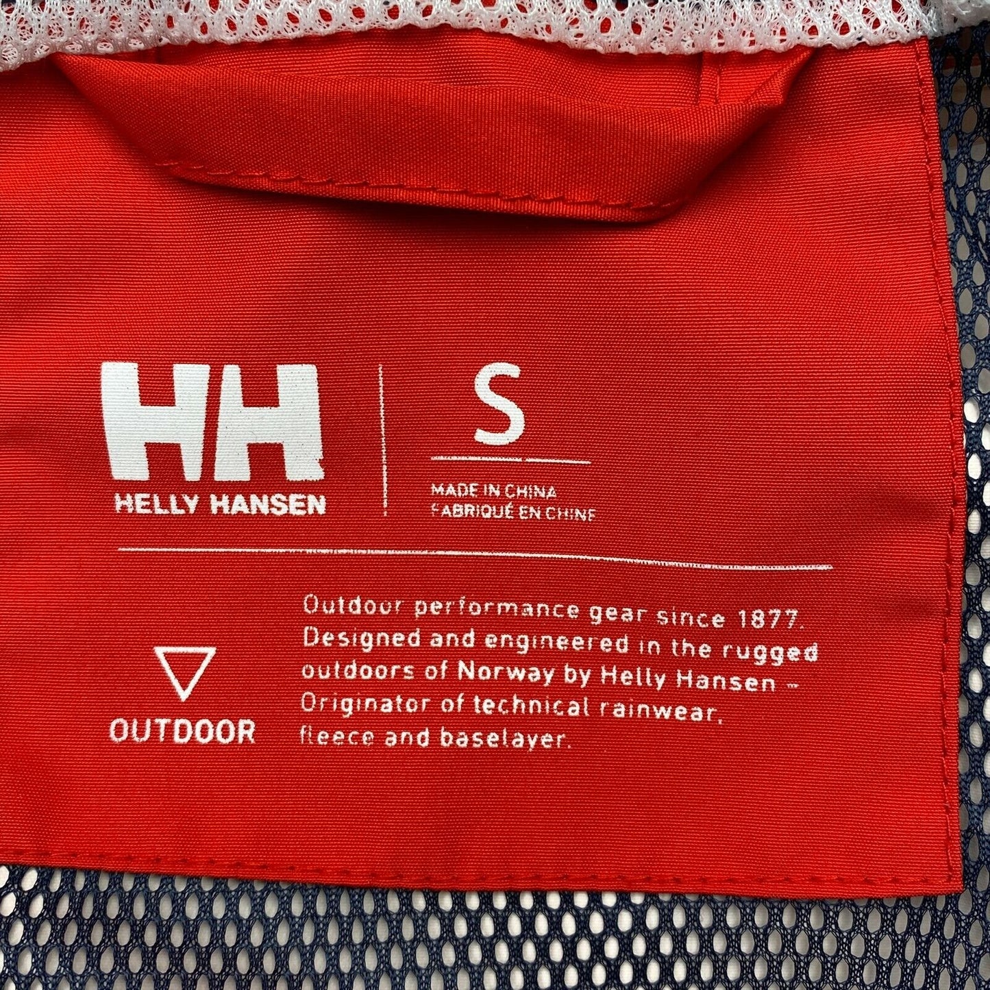 HELLY HANSEN Red Hooded Jacket Size S