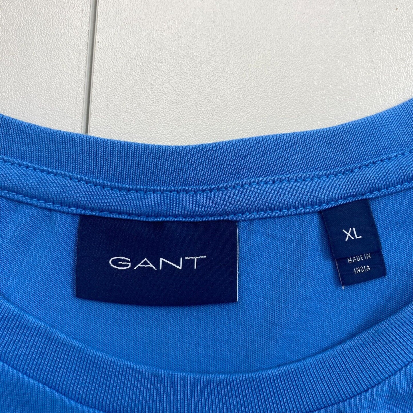 GANT Men Blue Original Crew Neck Short Sleeves T Shirt Size XL