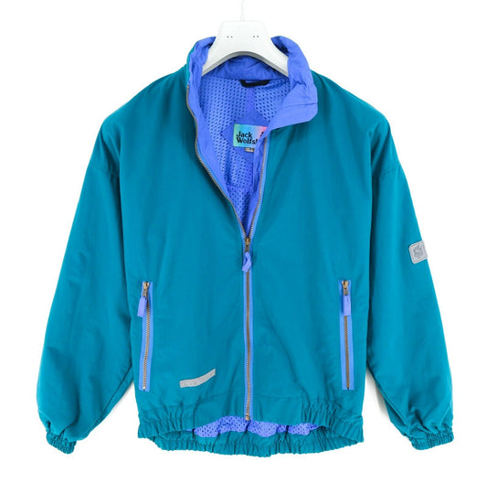 Jack Wolfskin Blaue Vintage Jacke Größe M