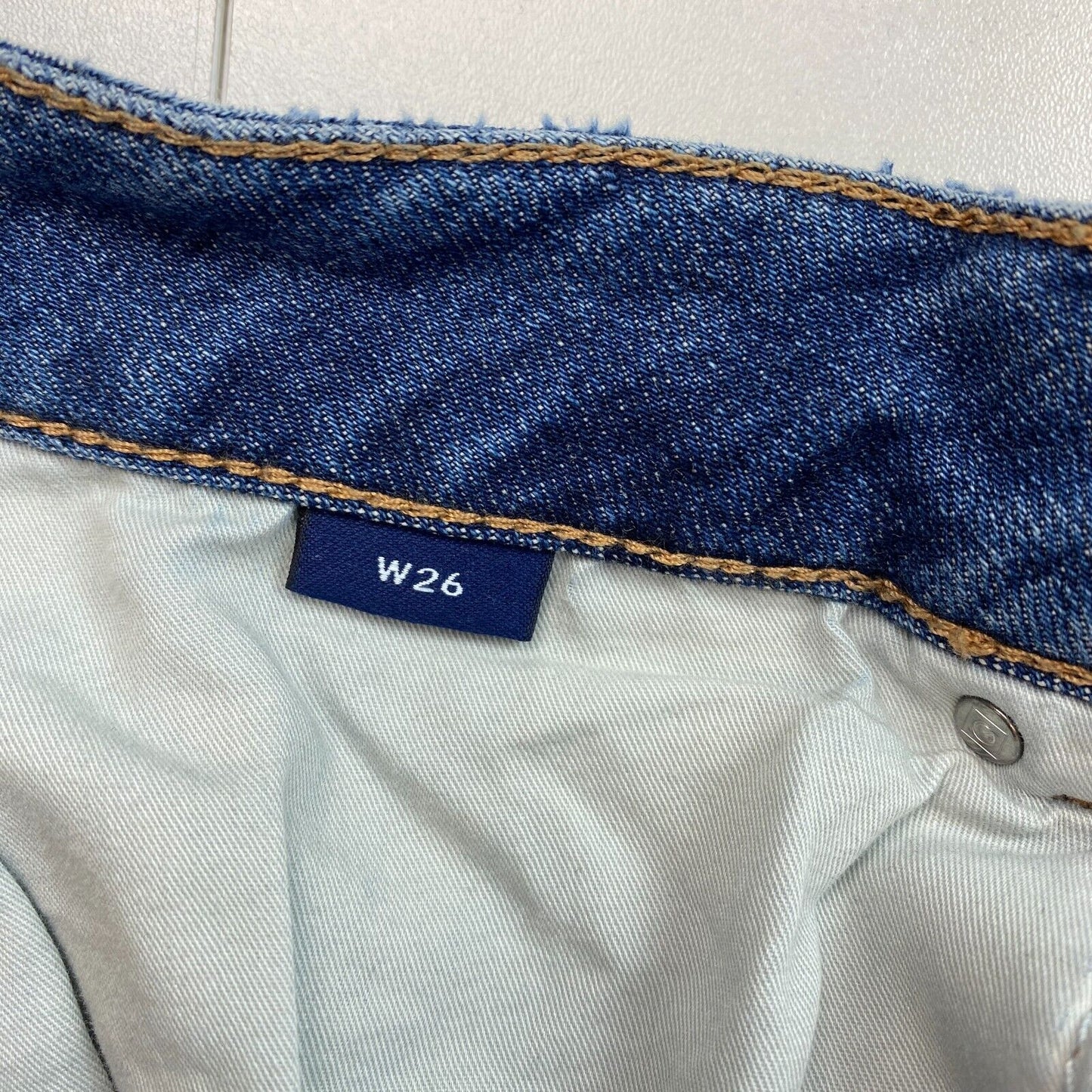 GANT Dunkelblaue, entspannte Cropped-Jeans, Größe W26