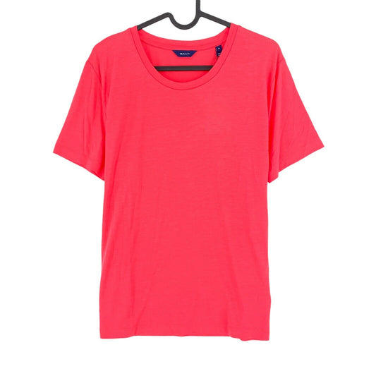 GANT Red Light Weight Crew Neck T Shirt Top Size M