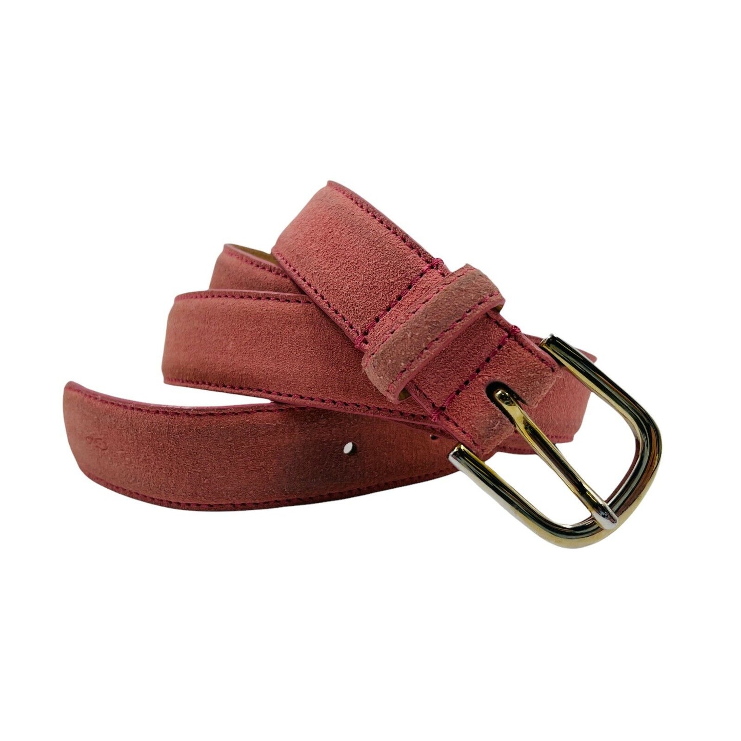 GANT Ladies Pink 100% Suede Leather Belt Size 95 cm 38 inches