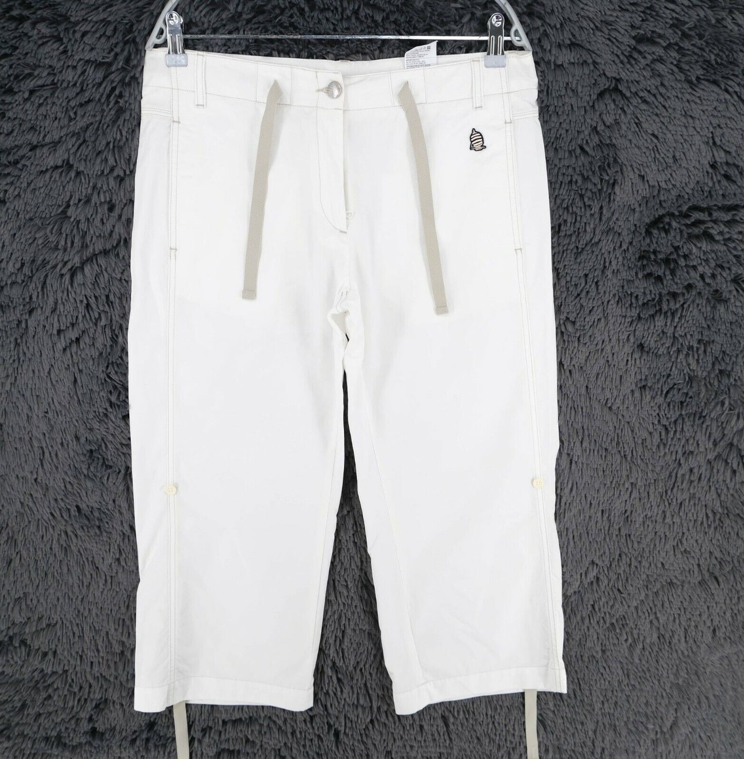 MARINA YACHTING White Capri Pants Trousers Size 44