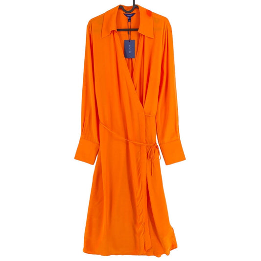 GANT Orange Regular Wrap Dress Size EU 36 UK 8 US 6